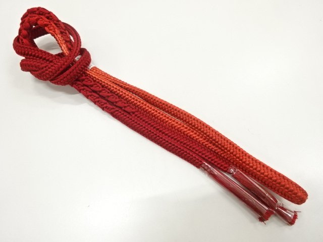 JAPANESE KIMONO / UNUSED HAND-TIED OBIJIME